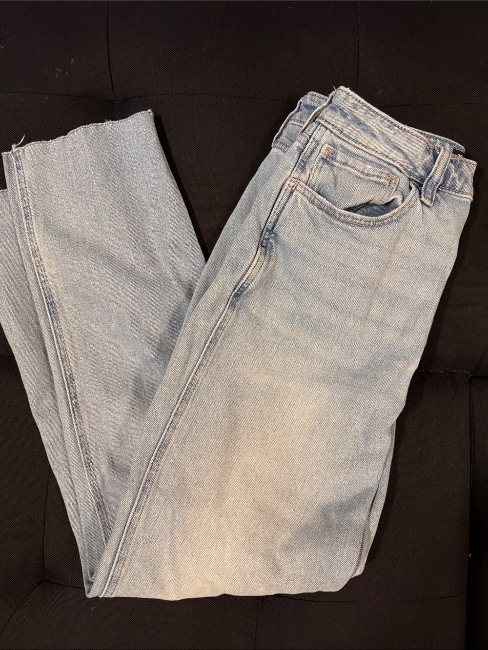 Hollister Light Blue Ultra High-Rise Mom Jeans
